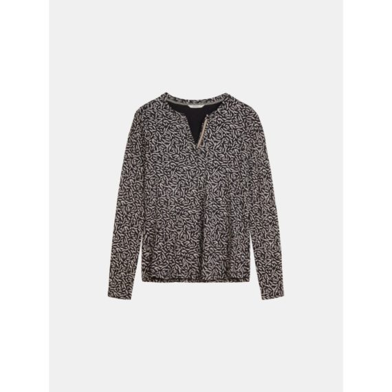 Top met all over print