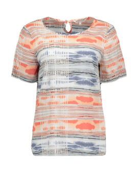 Sandwich - Top met batik print